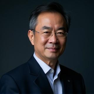 スタジオ創設者でありクリエイティブディレクター、田中彰夫の専門的なポートレート